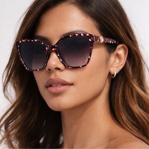 ♠️ NEW Kate Spade AMIYAH 56mm Gradient Cat Eye Sunglasses ❤️